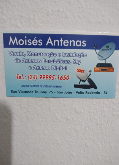 Moises Antenas são João Volta Redonda (24) 99995-1650